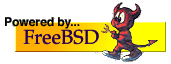 Powerd by FreeBSD logo